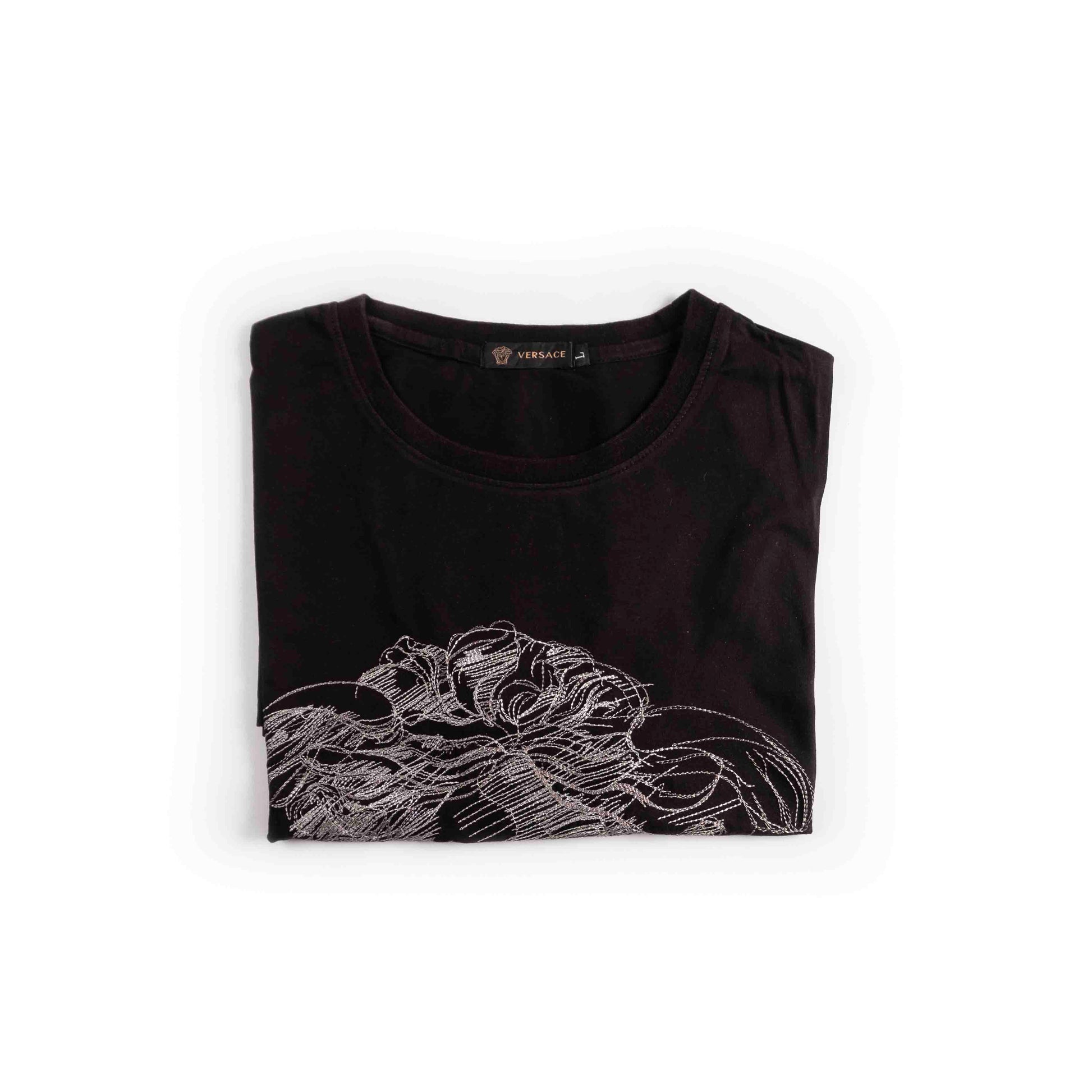 Embroidered Medusa Versace T