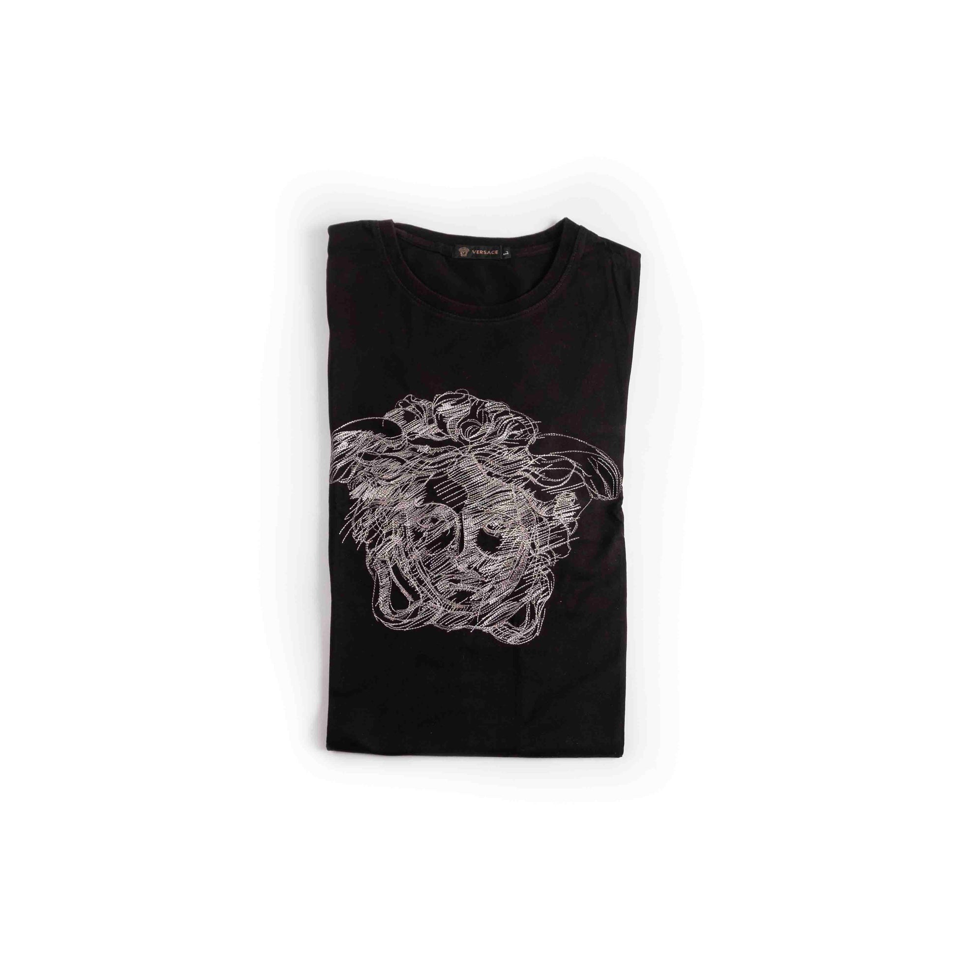 Embroidered Medusa Versace T
