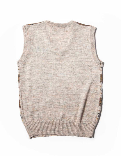 Pattern sweater vest