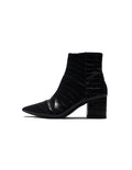 Faux Croc skin pointy Boots
