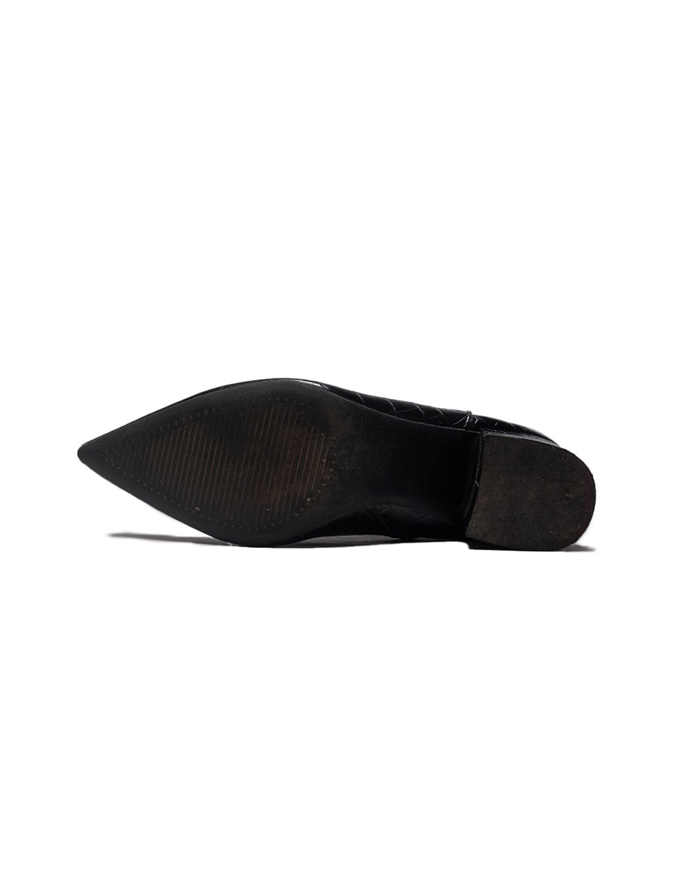 Faux Croc skin pointy Boots