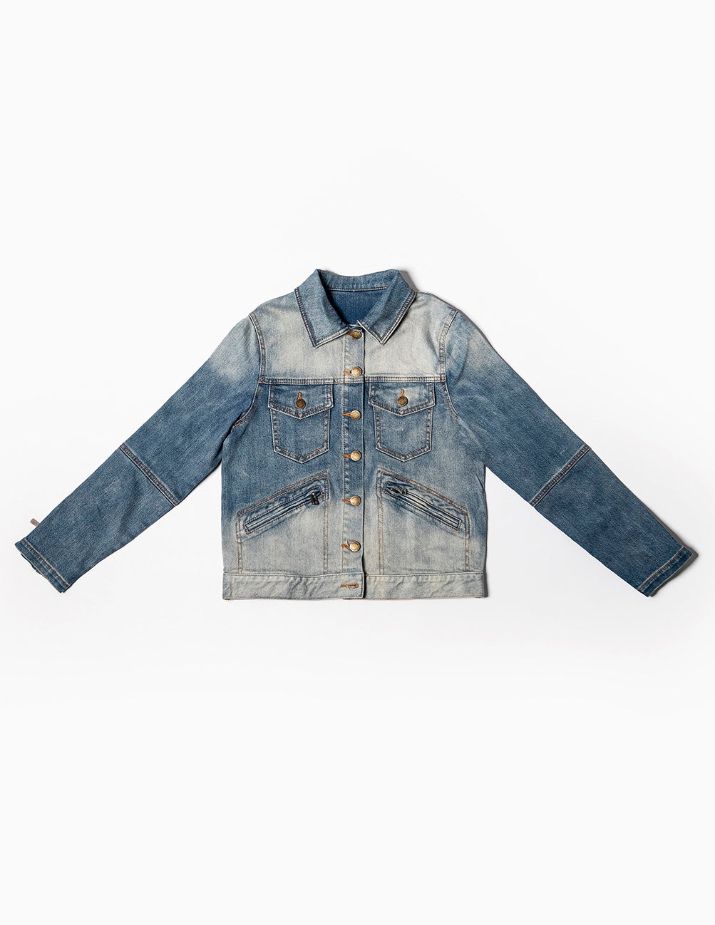 Denim jacket faded