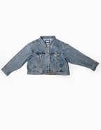 Stone wash denim jacket
