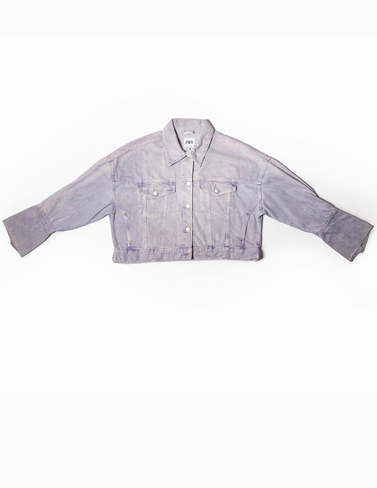 Zara denim fade jacket