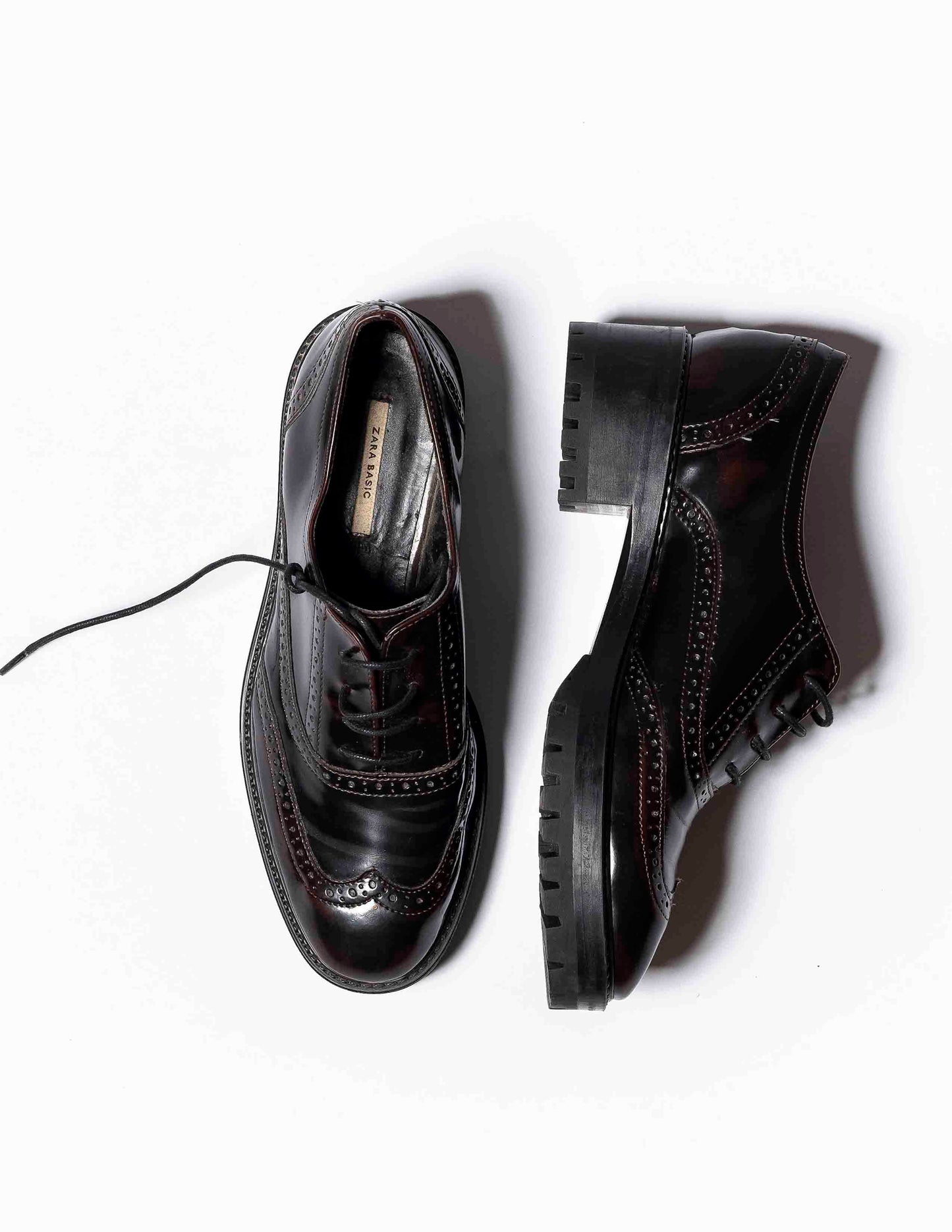 Zara Bloque Brogue Shoe