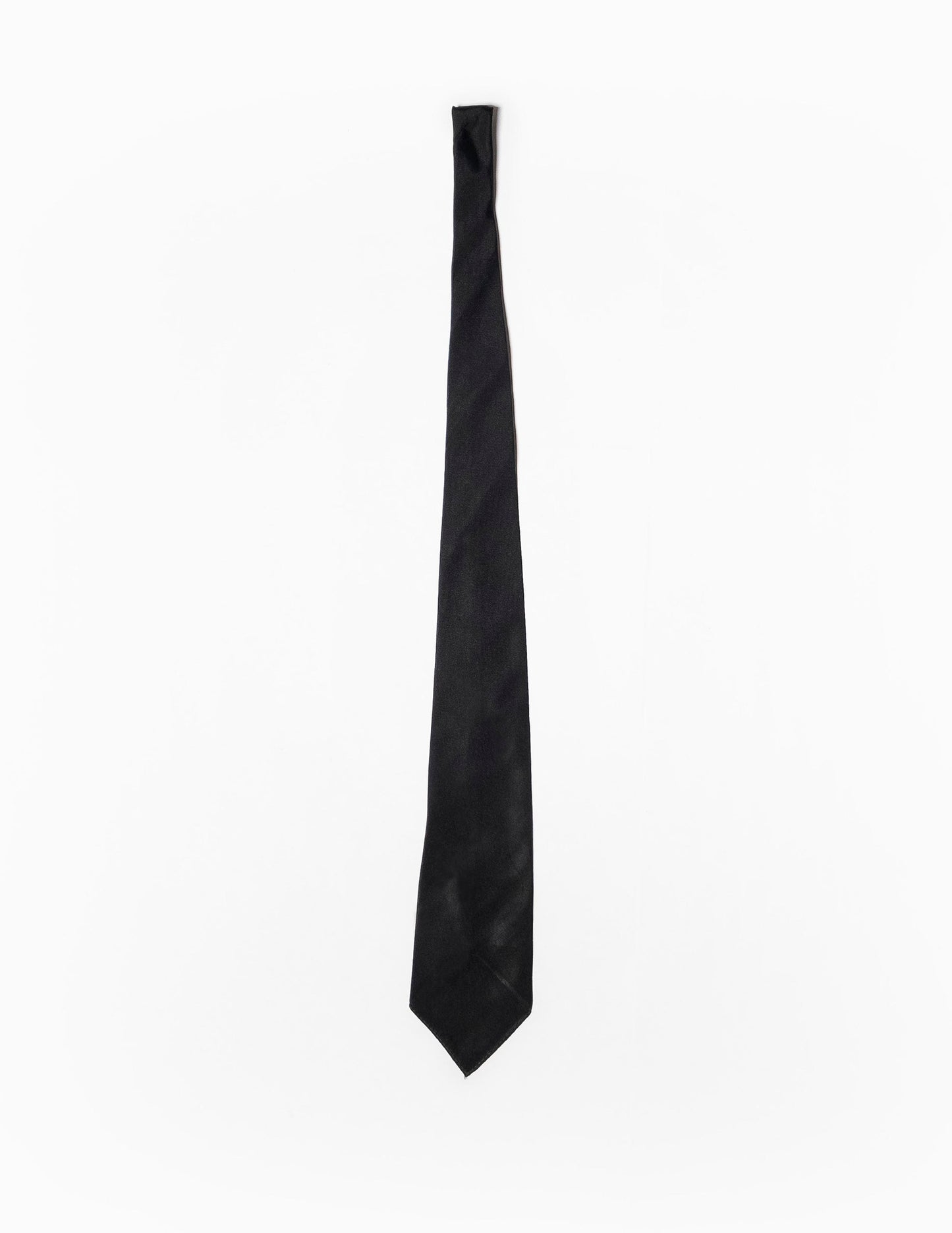 Plain Black Neck Tie