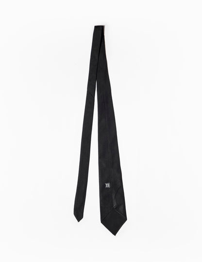 Plain Black Neck Tie