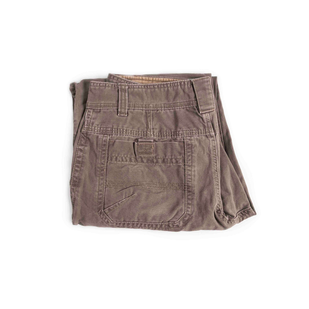 Canvas khaki pants