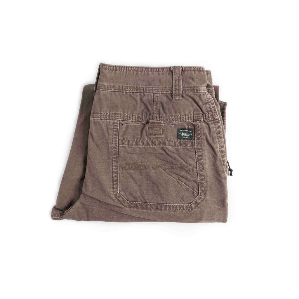 Canvas khaki pants