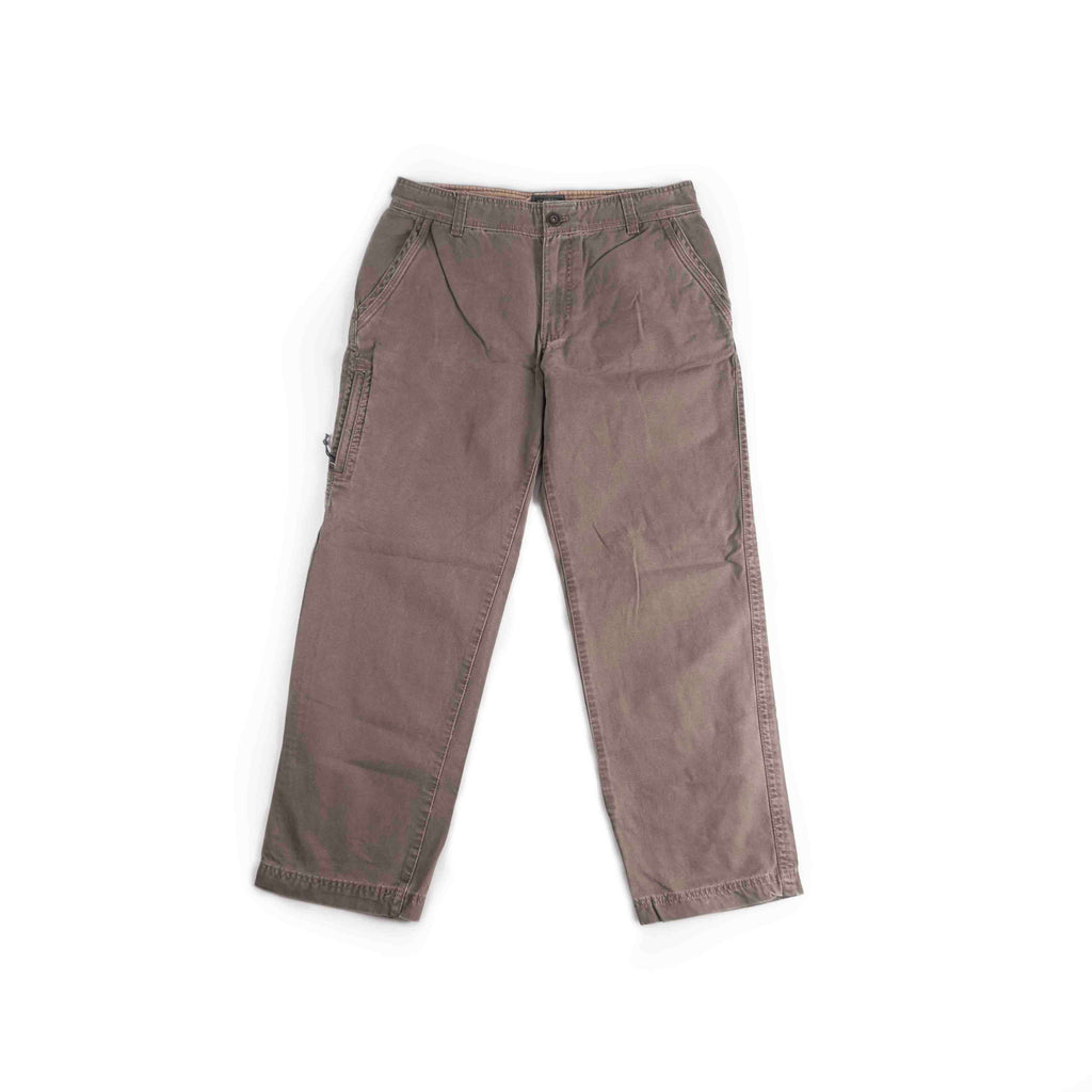 Canvas khaki pants