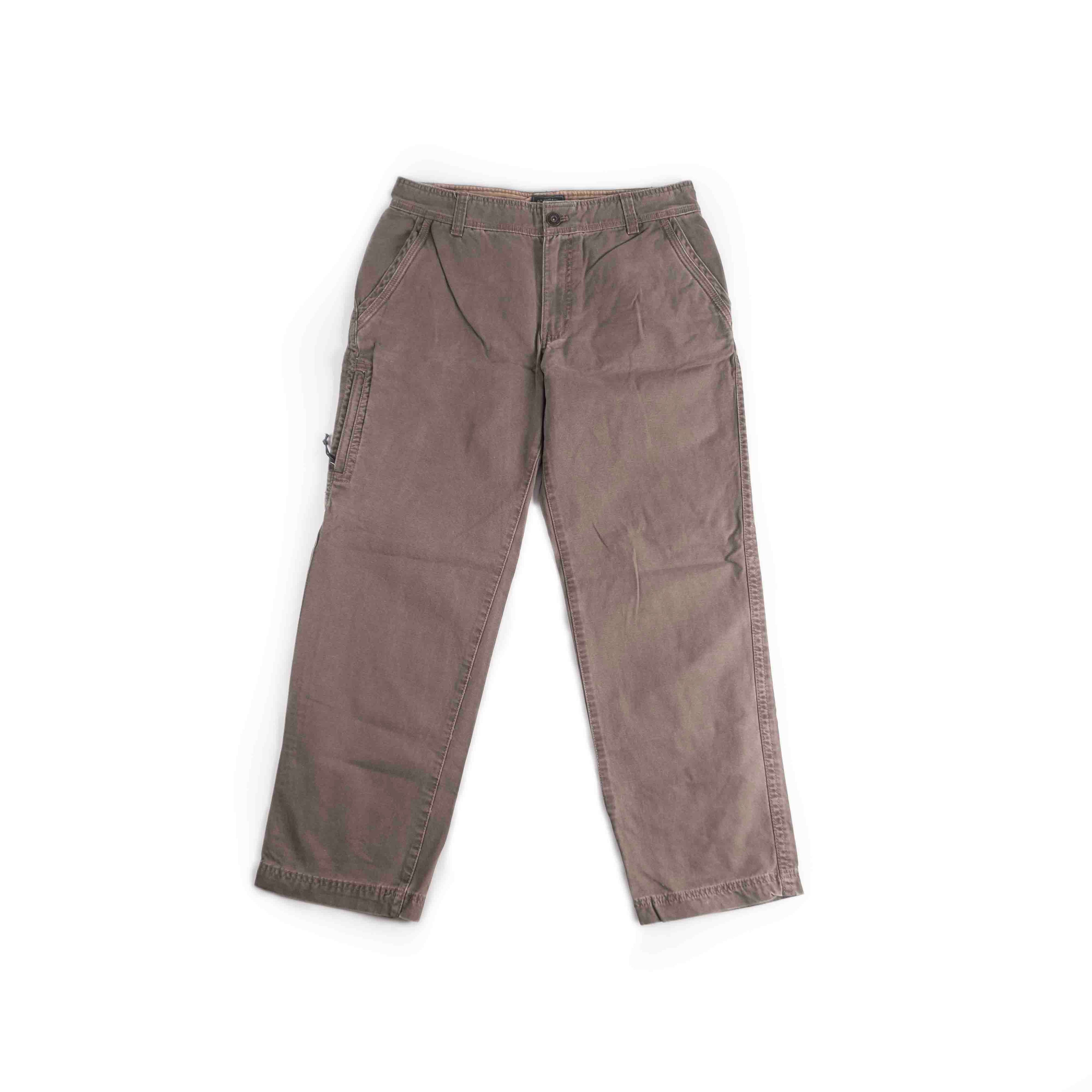 Canvas khaki pants