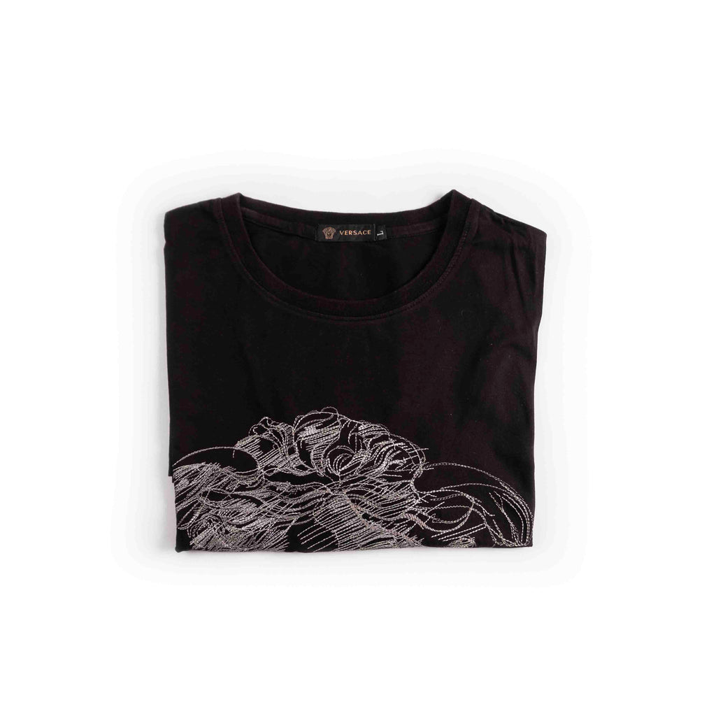 Embroidered Medusa Versace T