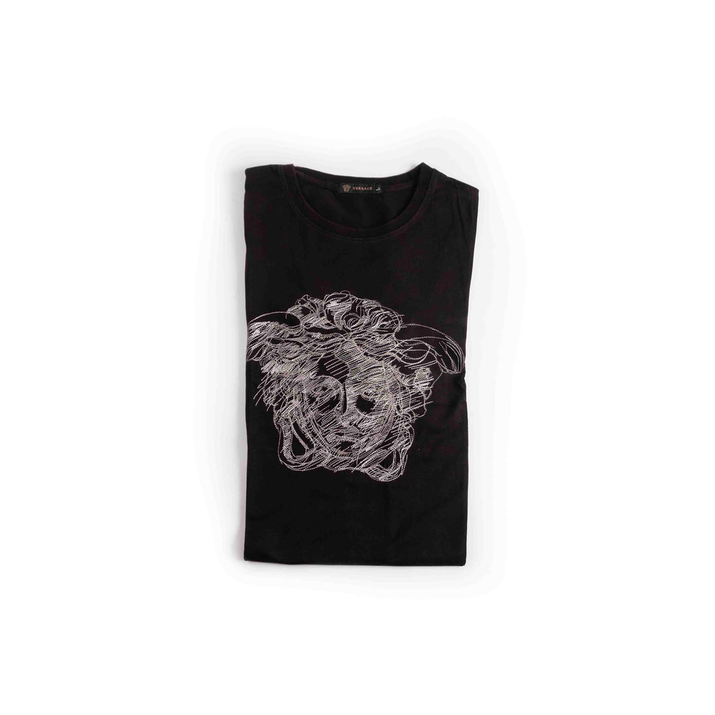 Embroidered Medusa Versace T