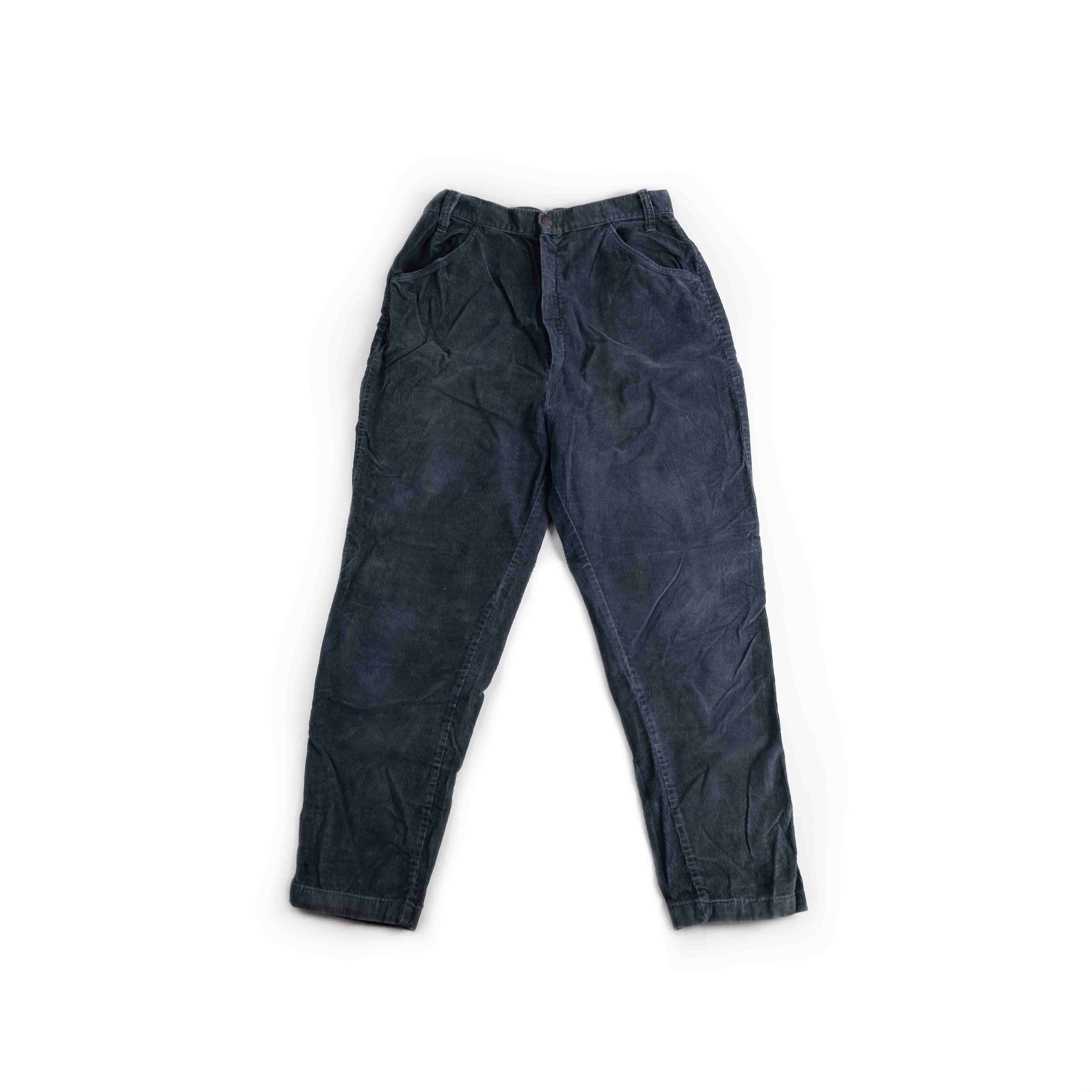 Corduroy straight pants