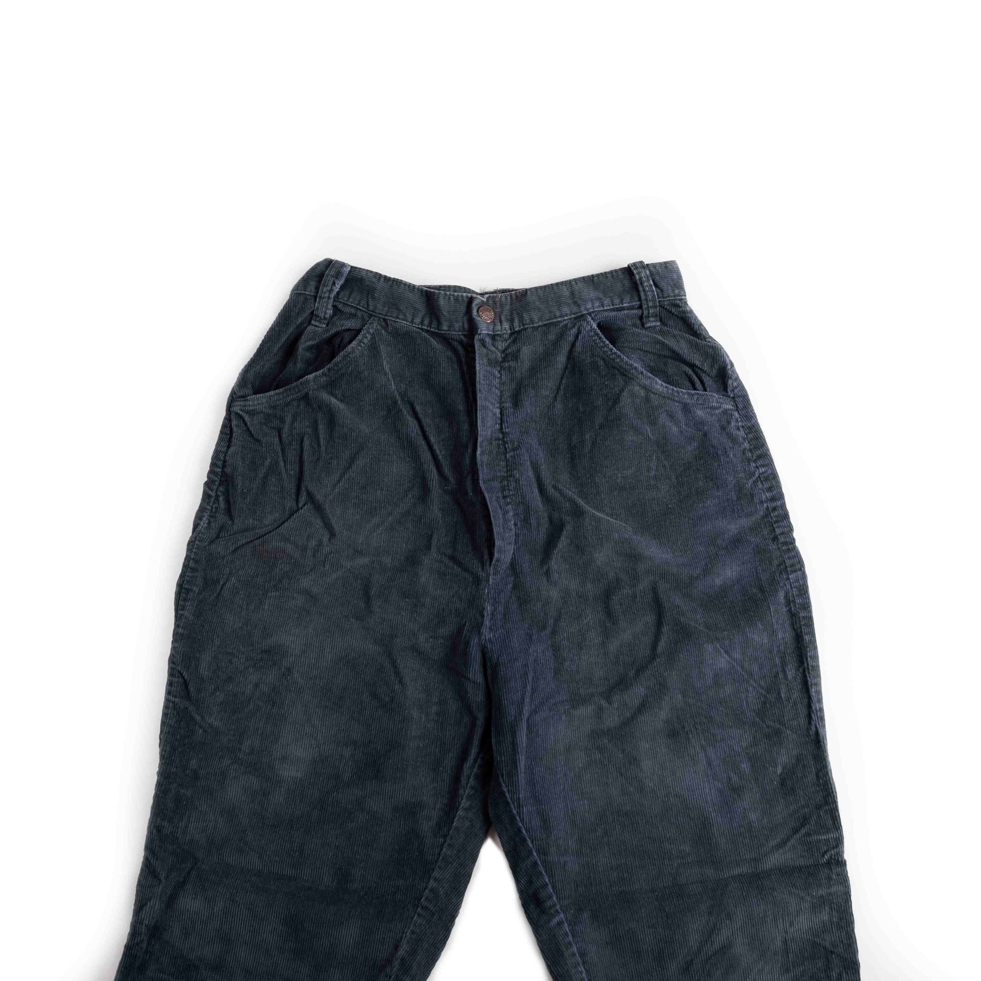 Corduroy straight pants