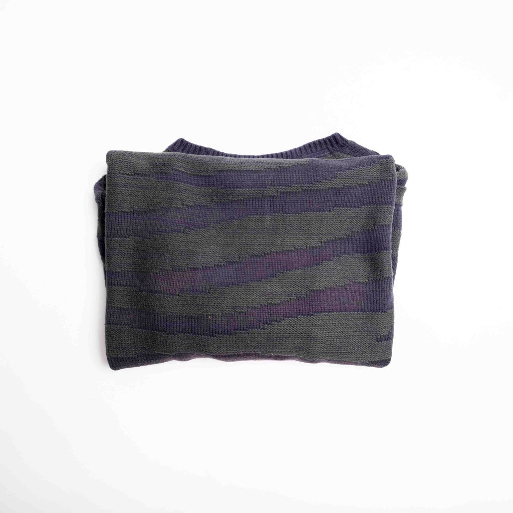 Tiger Stripe pattern Crew neck