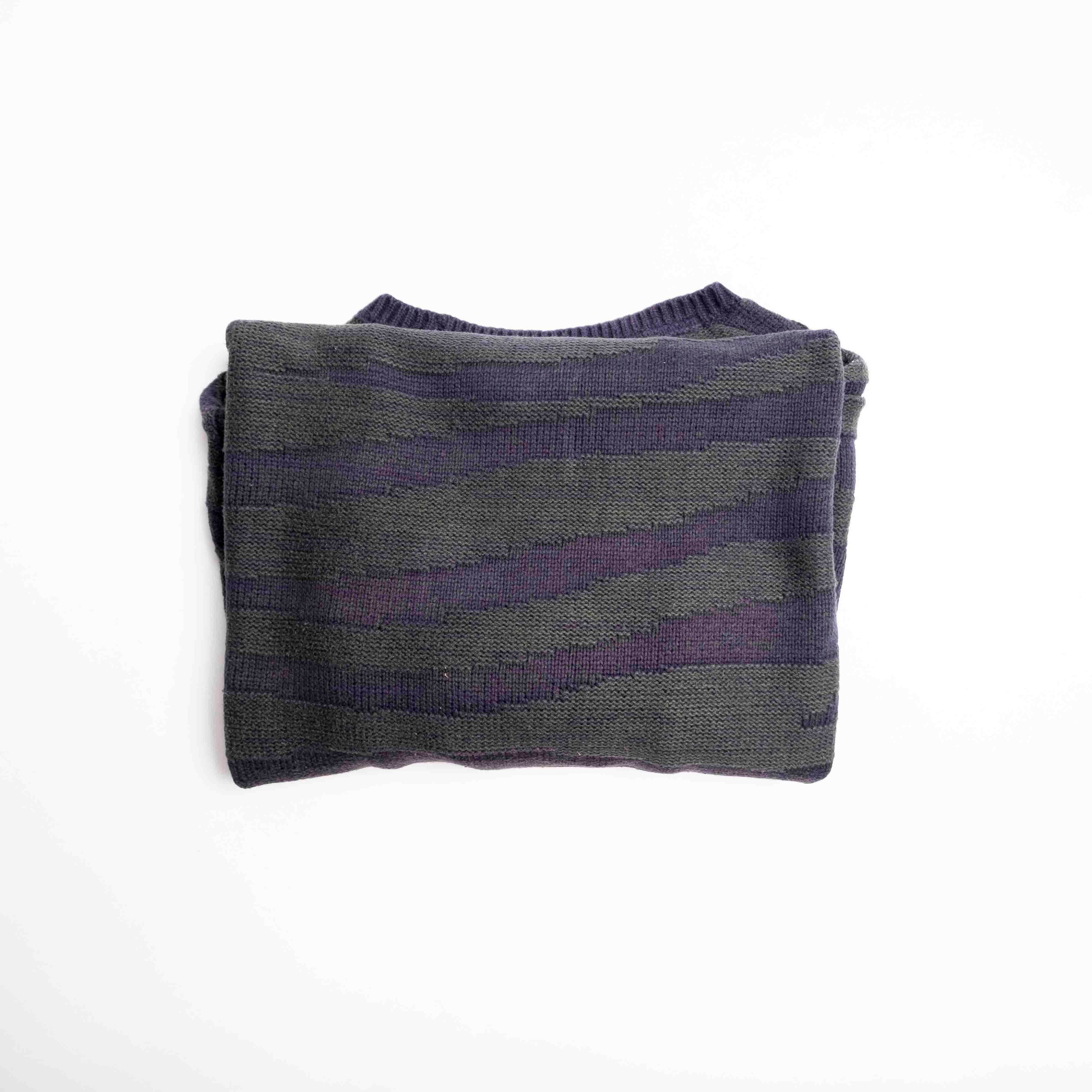 Tiger Stripe pattern Crew neck