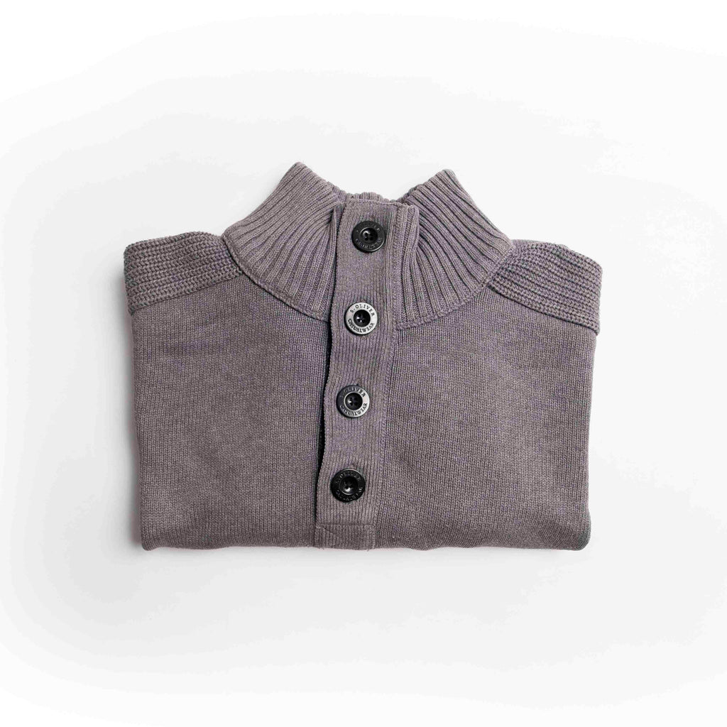 Thick Button neck Sweater