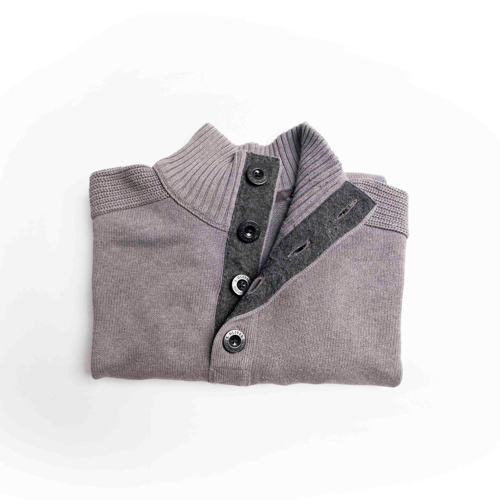 Thick Button neck Sweater